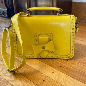 Banned Apparel yellow handbag